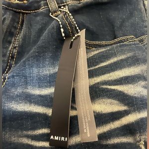 Distressed Amiri jeans
